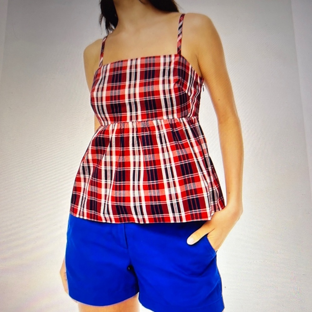 NWT J. Crew Tie-Back Strappy Top, 2
